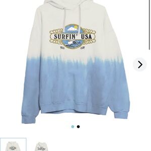 The Beach Boys Surfin' USA Blue and Pink/White Hoodie 0059